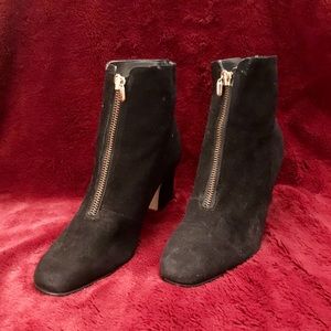 Nine West Suede Bootie - 8 1/2 Medium